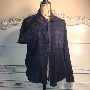 LUCKY BRAND Dark navy blue long sleeve
